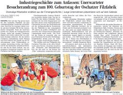 Zum Tag der offenen Tür kamen rund 500 Besucher und nutzten die Möglichkeiten zu Führungen, Ausstellungen und Angeboten für Kinder.