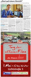 David Pfennig im Interview über den Tag der offenen Filze zum 105 Geburtstag.